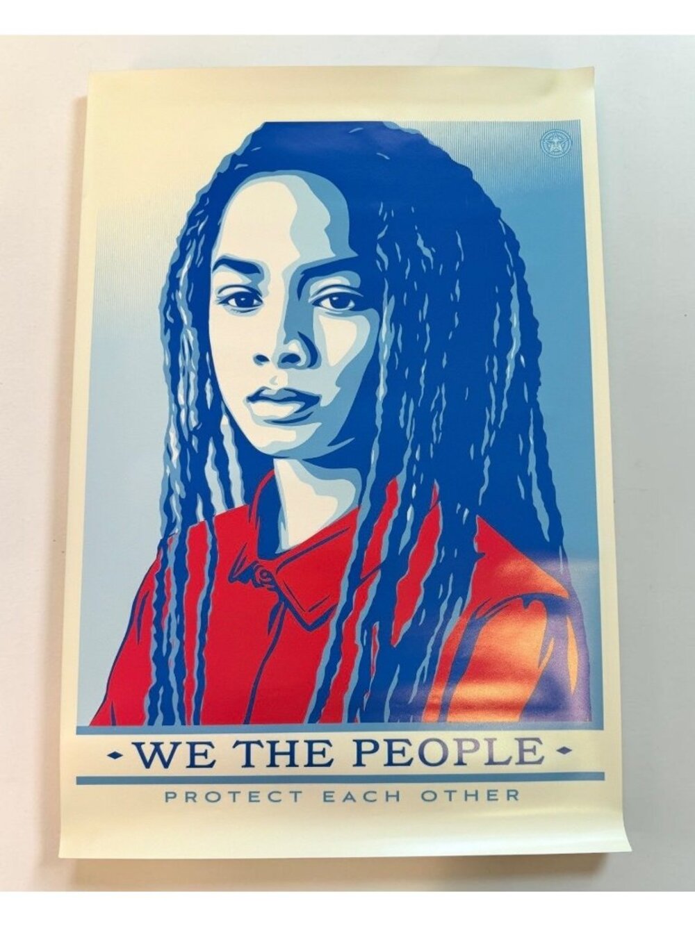 Shepard Fairey Obey We The People Art Poster Print Protect Each Other 24"